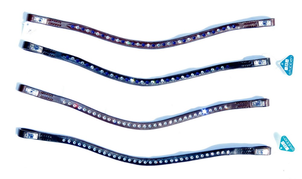 STUBBEN 4600 Exclusive KRISTALL Crystal Bling CURVE U Shape RHINESTONE Browband