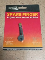 Vintage Game Tracker Spare Finger Bow Hunting Archery Adjustable Arrow Holder
