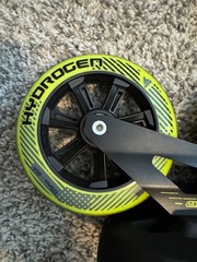 Rollerblade Maxxum Edge 125 3WD Inline Skates Size 10 Neon Yellow/Black Used 1x