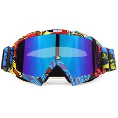 Motocross Motorcycle Goggles Bike Off Road Racing Yellow-red-blue Multicolor