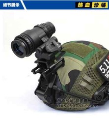 Airsoft PVS18 NVG Night-vision Goggles virtual Model + Metal Helmet Mount
