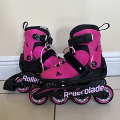 Rollerblade Microblade G Kids Adjustable Inline Skates US 2-5 Pink/Black