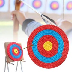 50cm/20″Archery Straw Target Round Bow Arrow Target Shooting Practice Dart Board