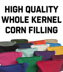 FREE SHIPPING! Set of 8 6″x6″ Premium Solid Color Corn Filled Cornhole Toss Bags