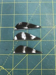 2″ Right Wing Parabolic Natural Barred Feather Fletching, 25Pk Archery 🇺🇸
