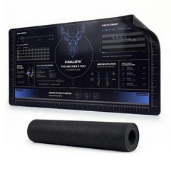 BALLISTA Archery Workbench Mat 16″ x 32″ Rubber Pad – Bow Crossbow Arrow Tuning