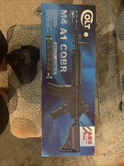 Colt M4 A1 CQBR AEG 6mm Electric Airsoft Rifle Semi & Full Automatic + JB Mask