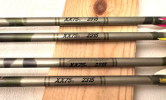 Easton XX75 2315 Aluminum CAMO HUNTER LITE Hunting Arrows 31″ Qty 4