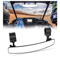 16.5″ UTV Rear View Center Mirror, UTV Race Mirror with Clamps