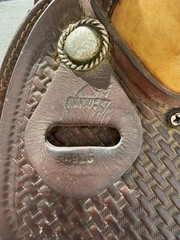 SIMCO 15.5” Western Roper Saddle with Headstall and Breast Collar