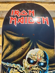 Zero Skateboards x Iron Maiden Piece of Mind skateboard deck 8.375 Metallica SOD