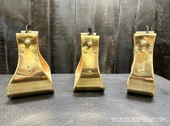 Brass Bell Stirrups 3″, 4″, 5″ / Ranch Saddle / Roping