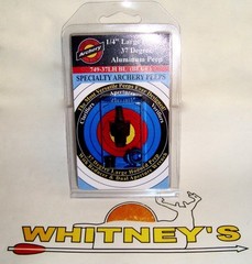 Specialty Archery Large Hooded 37 Degree Peep – 1/4″ – Blue – 749-37LH-BL
