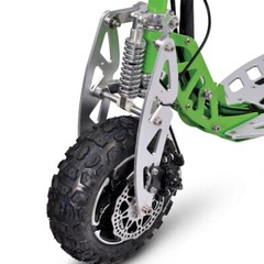 MotoTec UberScoot Evo 70x Gas Scooter Green 2-Speed Powerful Scooter