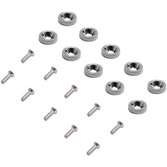 1.8 cm x 0.6 cm Metal Spacer Screws for Scooter License Plate For battery Guard