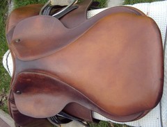 RARE CROSBY MILLER English Sofride Saddle-CENTENNIAL- 16.5″-GREAT! Cross Country