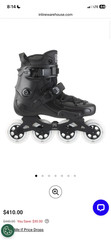 Black FR1 90 Inline Skates, size 10.5 , barely used