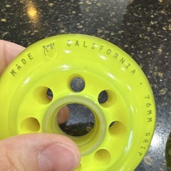 Labeda Addiction 76mm Grip Skate Wheels 2 wheels