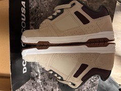 DC Shoes Stag Men’s Beige Tan/Brown US 12 RARE