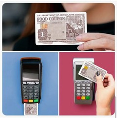 Food Stamps Welfare USDA Funny Skin Credit Debit Card Sticker Cover Set