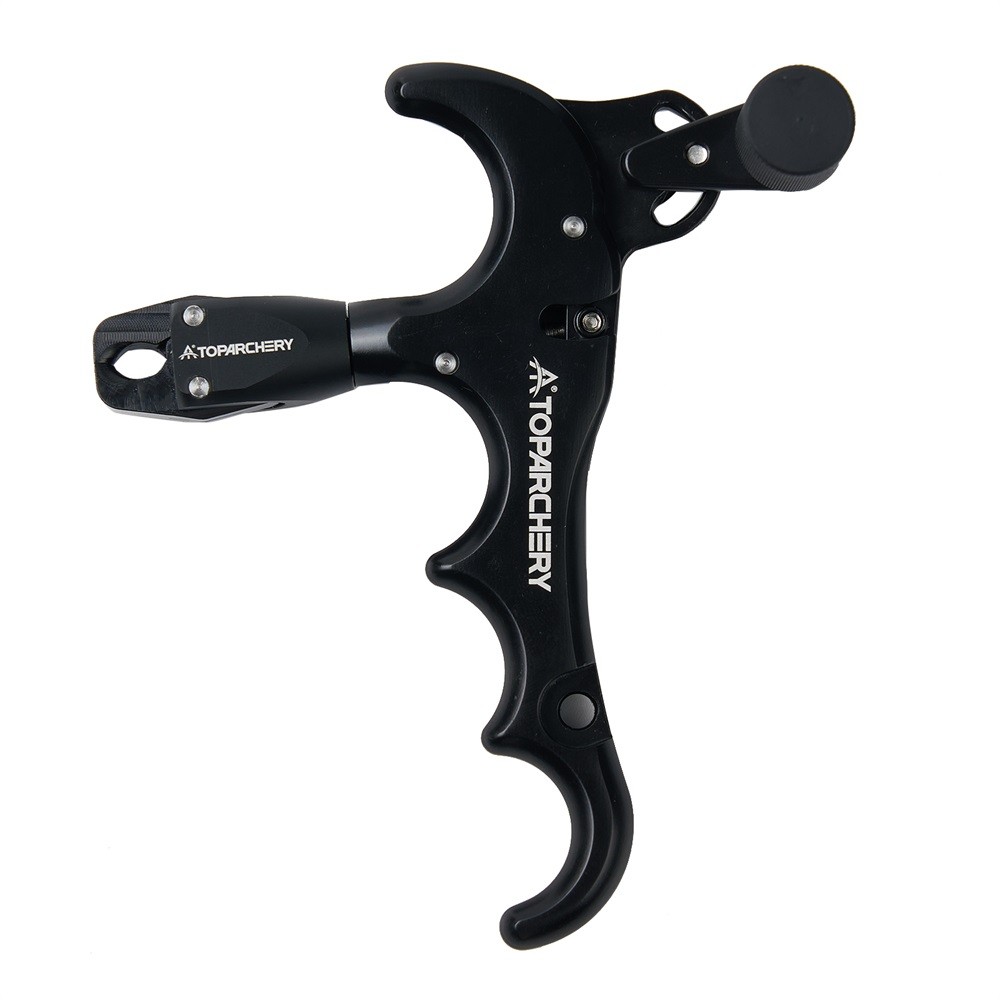 4Finger Archery Release Aid 360°Rotatable Thumb Trigger for Compound Bow Hunting