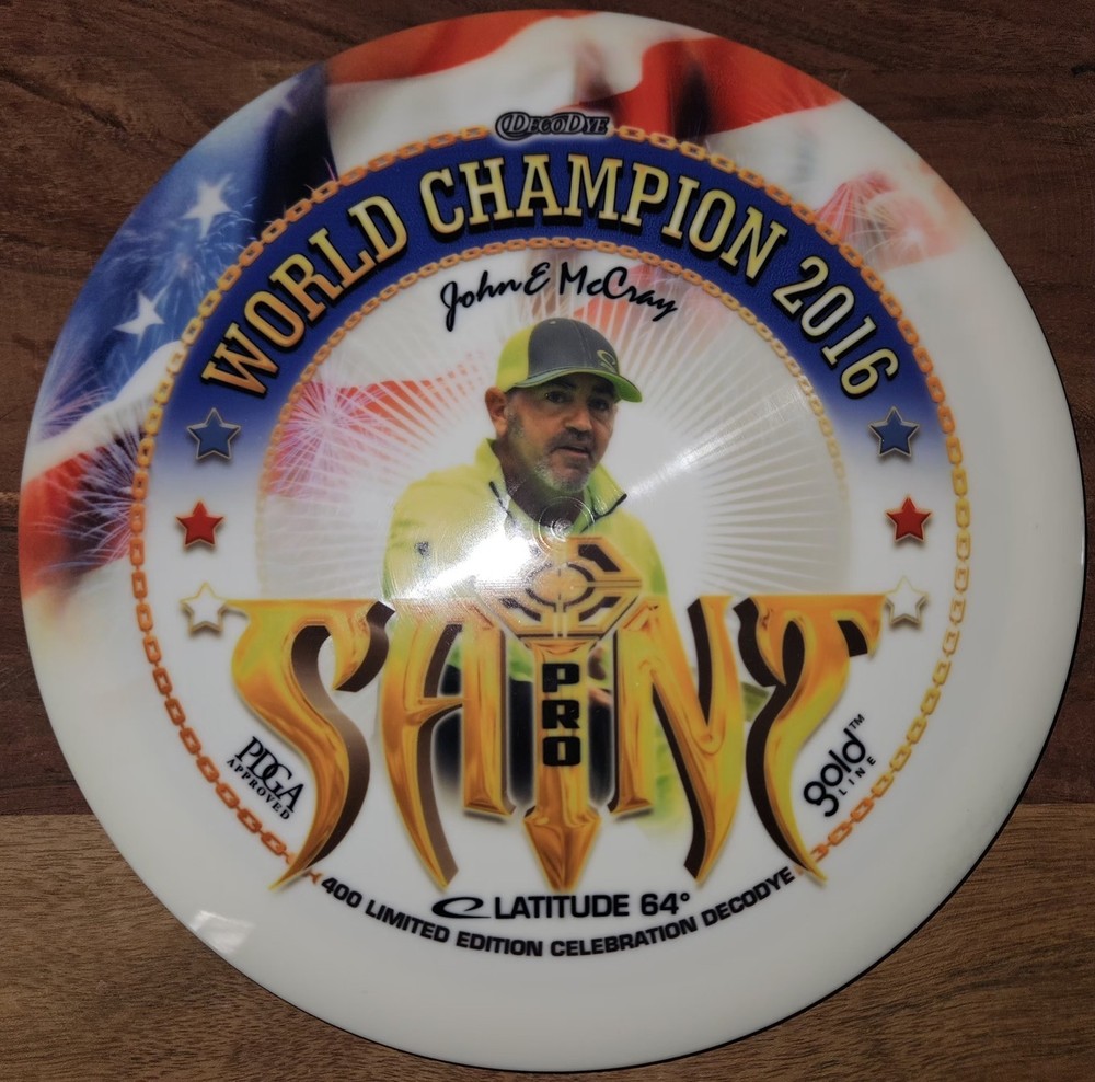 Latitude 64 Gold DecoDye Saint Pro John E McCray 2016 World Champion