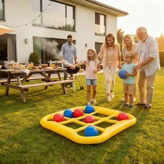 Giant Tic Tac Toe Game for Kids and Adults – Jumbo Inflatable Outdoor Yard