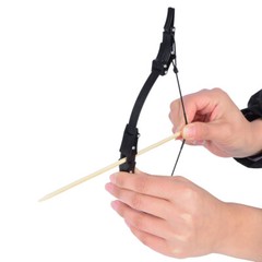 Mini Recurve Bow Arrows Set Target Paper Archery Practice Shooting Kids Toy Gift