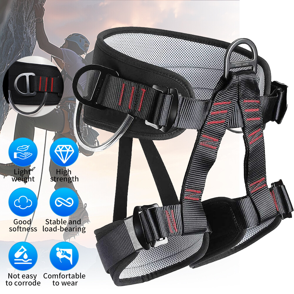 Adjustable Thickness Climbing Harness Half Body Harnesses Waist Safety Belts