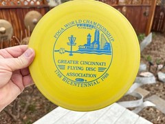1988 (Innova Mold) (One of a Kind) Patent Disc Golf Innova Frisbee 91 Mold #6200