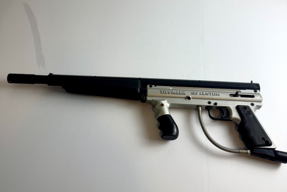 Tippmann Model 98 Custom Gen 1 OEM Silver Paintball Marker