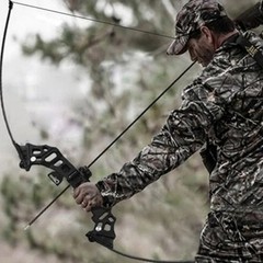 30-40lbs Metal Straight Powerful Archery Recurve Bow Outdoor Hunting Shooting