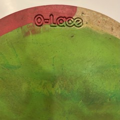 Vibram Disc Golf 170g Medium Rubber O Lace!! Used OOP Green & Red