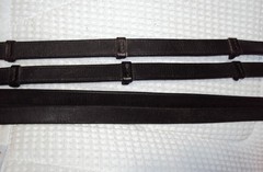 DOVER CIRCUIT Bridle & Bit – PADDED – 2-Tone Black & White – GREAT FREE Reins