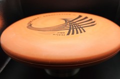 VERY RARE 1983 Ben-Wal Kitty Hawk Soft Touch 1 stamp Orange Disc Golf 174g