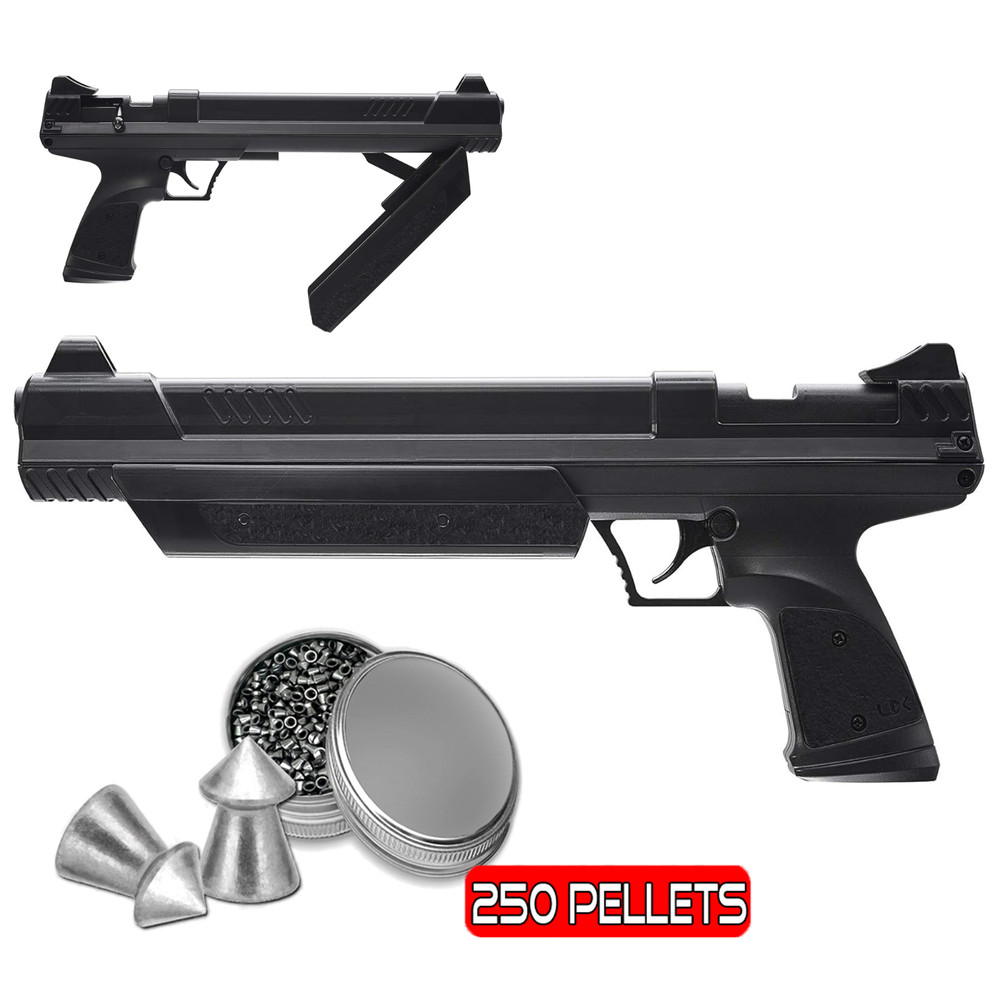 Umarex Strike Point Pump Pneumatic Pellet Air Gun w/ 250 Pellets, .177 / .22 Cal