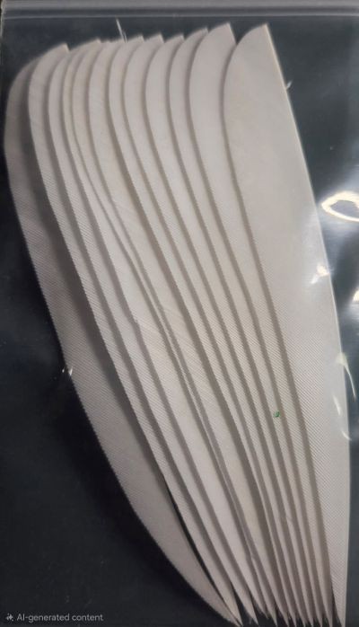 Trueflight Feathers «5» Parabolic LW or RW Dozen Count