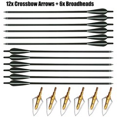 Archery Hunting 20 inch Crossbow Arrows +/or 100grain Broadheads Shooting Target