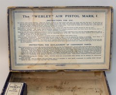 Antique Pre-War Webley & Scott Birmingham Mark I Stoeger Import Air Pistol & Box