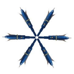 12pcs Compound Bow Hunting Arrowheads Crossbow Bolts Broadheads 100grain