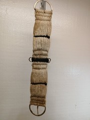 Vintage Pony Saddle Cinch 24” Cotton Rope Western Girth Ring Ends