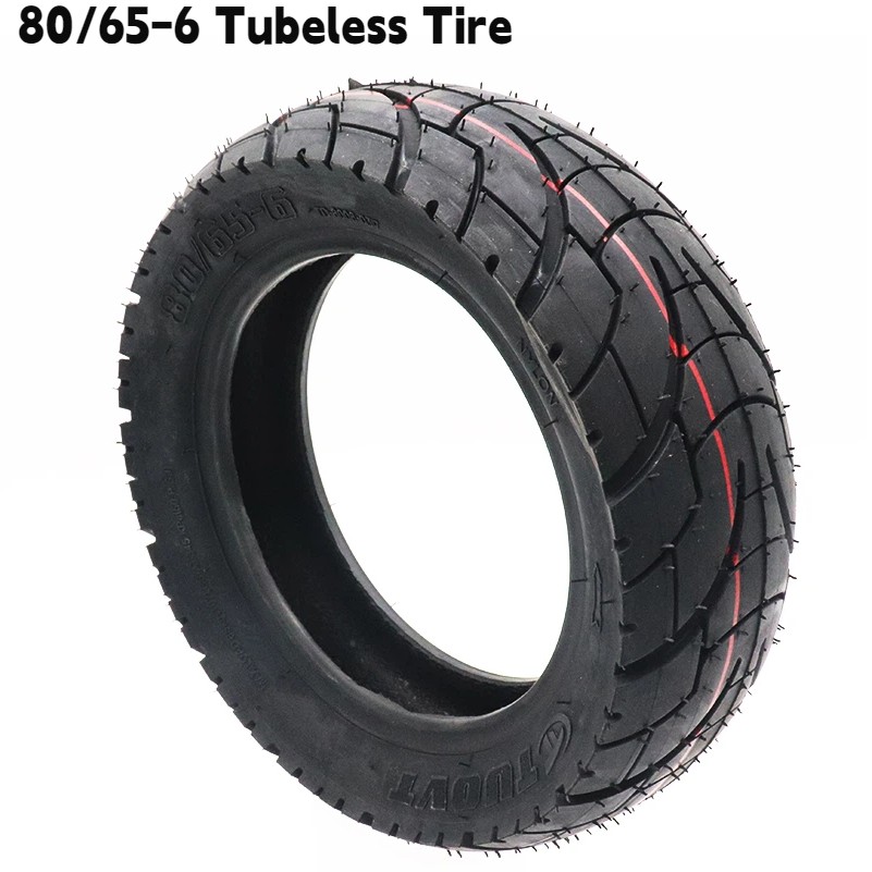 80/65-6 Tire Tubeless fit 10×3 & 255×80 Scooter Varla Mantis Electric Scooter