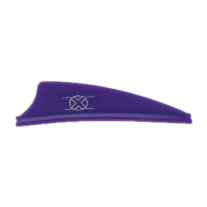 100 Pack Bohning X Vanes 1.5″ FITA Target & Field Archery Arrow Vanes: Purple