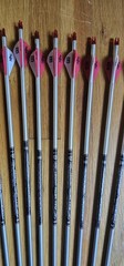 Easton FMJ 6mm 320 Spine Red/White 12 pack