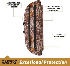 Lightweight Compound Bow Case with Camo Design & Adjustable Straps – 44in