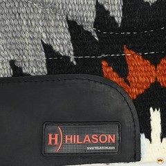 HILASON 34×32 In Western Horse Saddle Blanket Wool Pad Grey