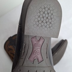 Vintage ARIAT Brown Western Boots Embroidery Decorative Stitching 8.5D