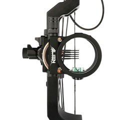 CompoundBow Sight 5 Pin 019″ Micro Adjustable 4X 6X 8X Lens Archery Hunting R/LH