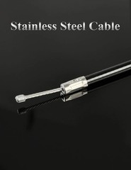 YAMAKATO Stainless 50 Inch Mini Bike Throttle Cable for Predator 212 CT200U Baja
