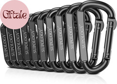 Carabiner Clip, 900 LBS 2.5″ Iron Heavy Duty Caribeaners for Hammocks, Camping A